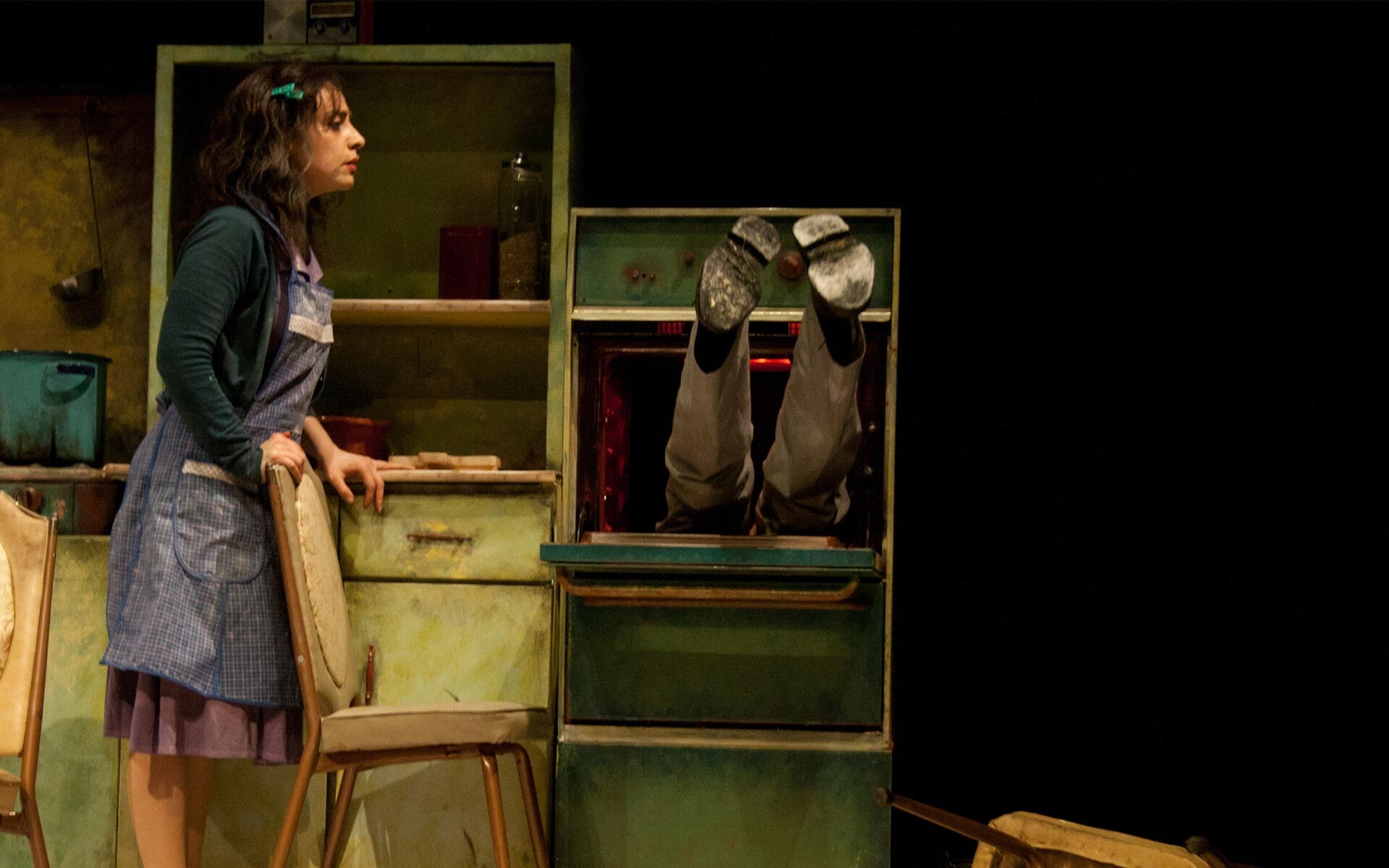 Escena 5 de Tres para el Almuerzo dirigida por Gabriela Ochoa