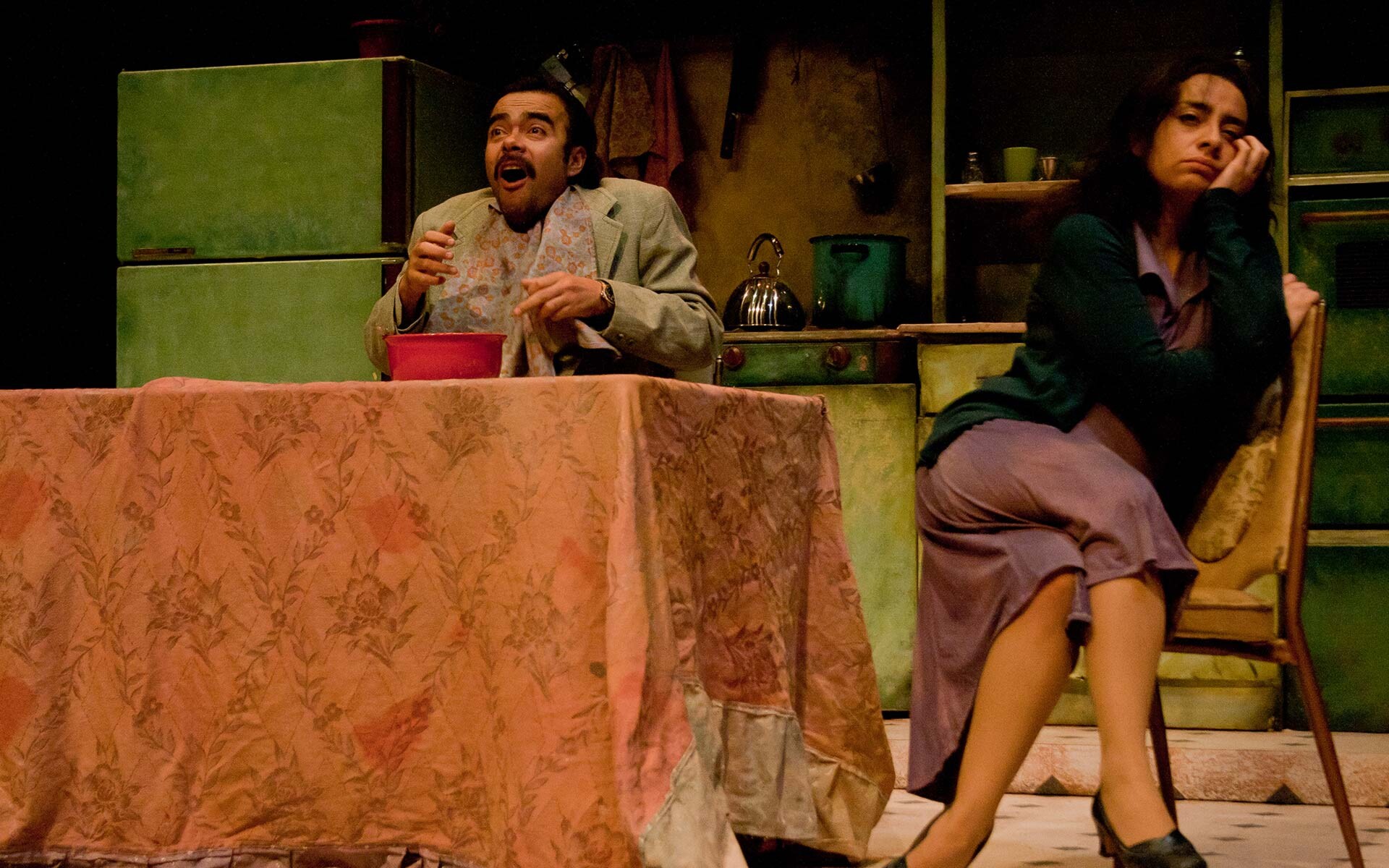 Escena 7 de Tres para el Almuerzo dirigida por Gabriela Ochoa